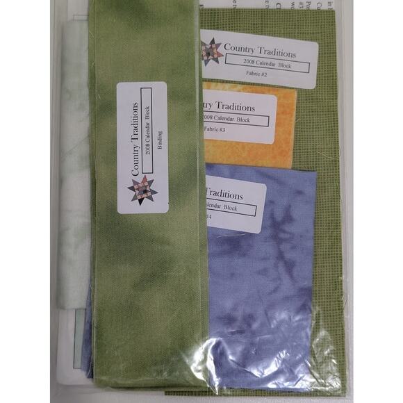 Mini Quilt Kit or Quilt Block by Country Traditions - Picture 3 of 3